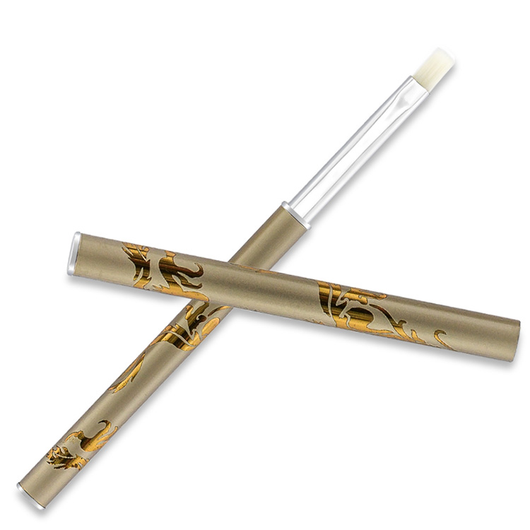 Wholesale Supply Metal Handle Kolinsky French Style High Quality Nail Brush