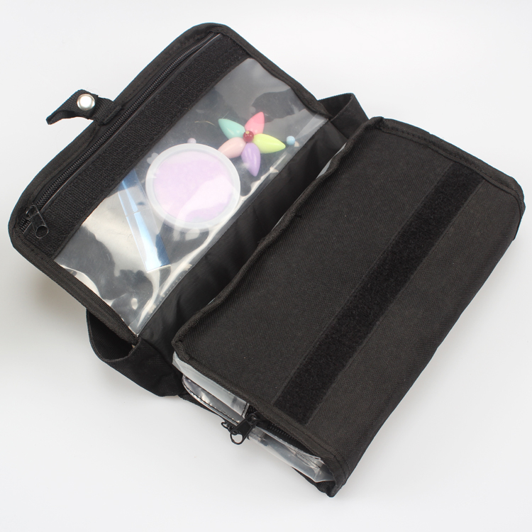 Fashion Polyester and PVC Toiletry Bag For Travel Foldable Hanging Travel Toiletry Bag