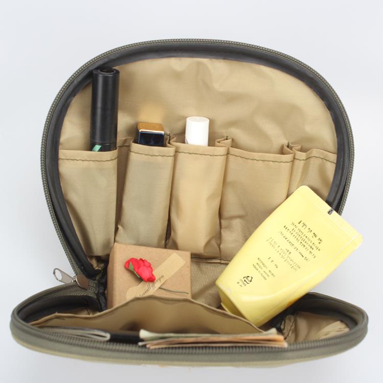 Half Moon Cosmetic Storage Bags for Travel Private Label Makeup Travel Bag