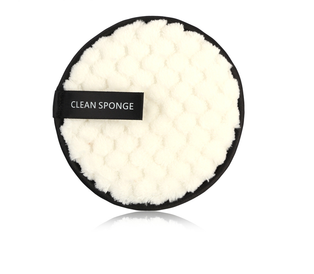 2019 Popular Natural Bamboo Terry  Non Allergic Professional Custom Label Laudray Bag Makeup Remover Pads