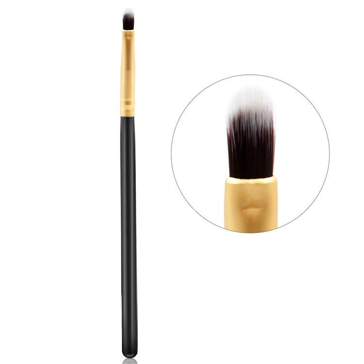 Custom Option Cosmetic Brushes Long handle Lip Brush Make Up Brush with Cruelty-free Synthetic Hair