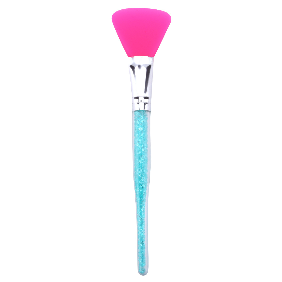 Bling brush set glitter acrylic handle makeup brushes face brush