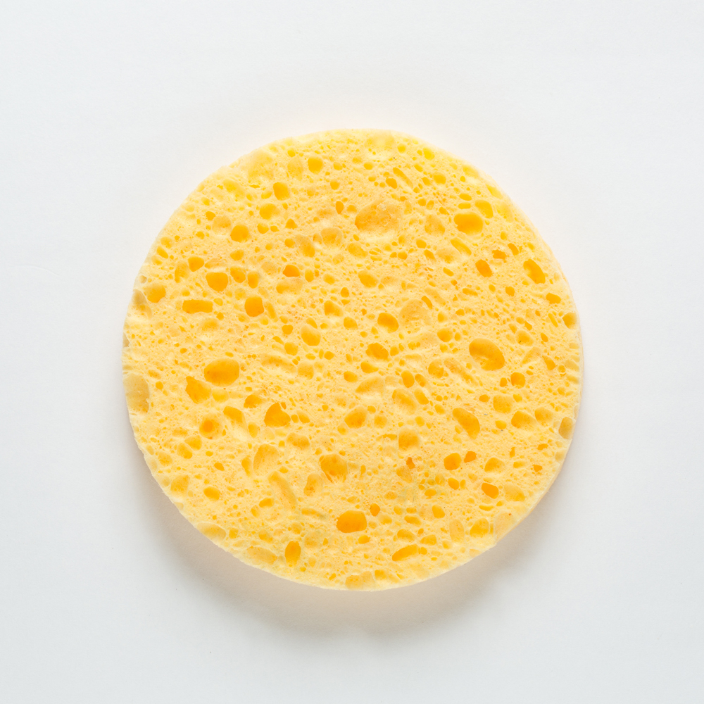 New Arrival Facial Cleansing Beauty Product Cellulose Wash Sponge Custom Logo Beauty Makeup 70*8mm
