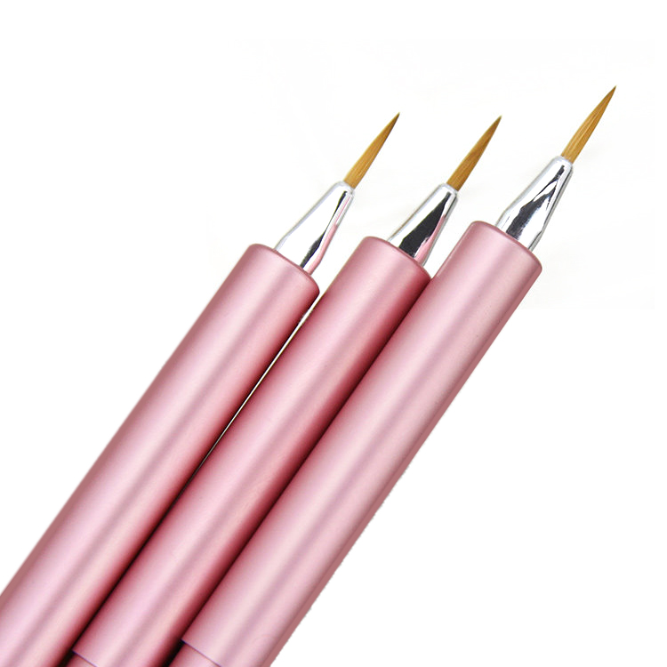 Fashion retractable fine eyeliner brush with premium quality synthetic