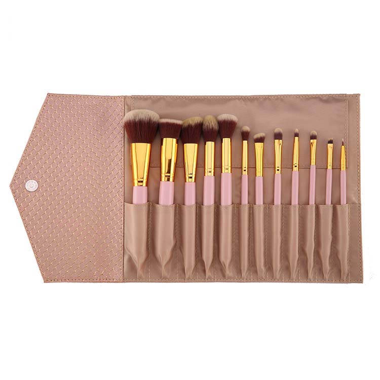 Private Label Brand New Popular 11PCS Makeup Brush Set With Brush Case