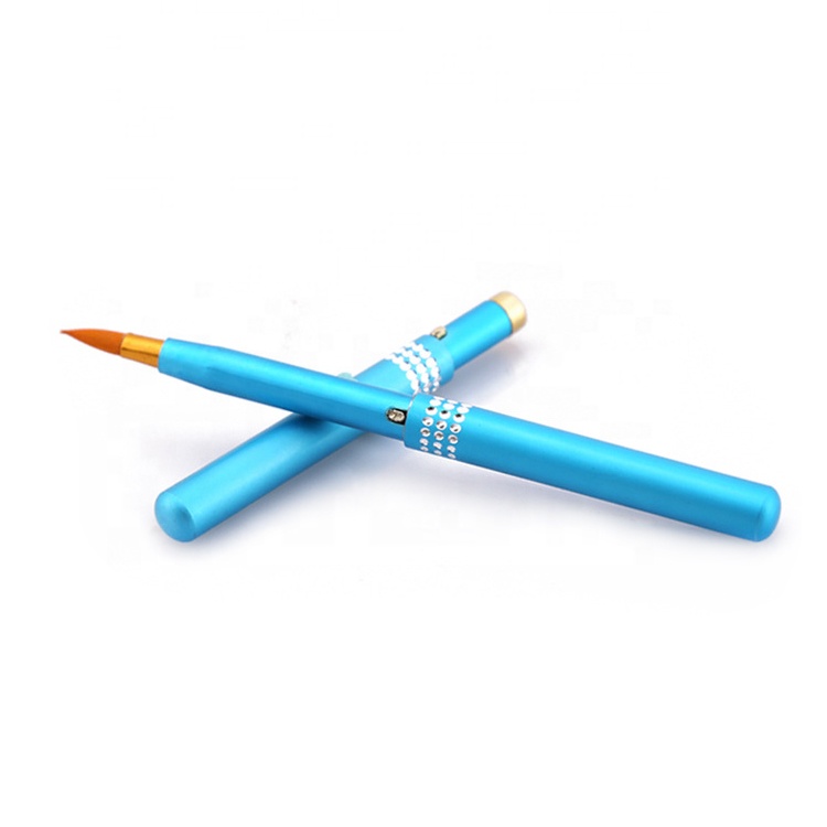 Crystal Lip Makeup Brush Retractable Mini Travel Lip Brush