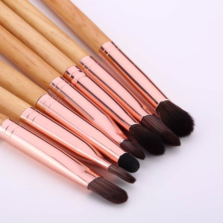 10 pcs Vegan Hair Bamboo Beauty Cosmetics Maquillaje Brushes Makeup Brush