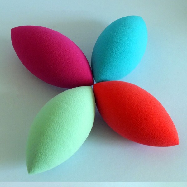 2019 New Olive Shape Eco Latex Free Makeup Powder Cosmetic Sponge Puff