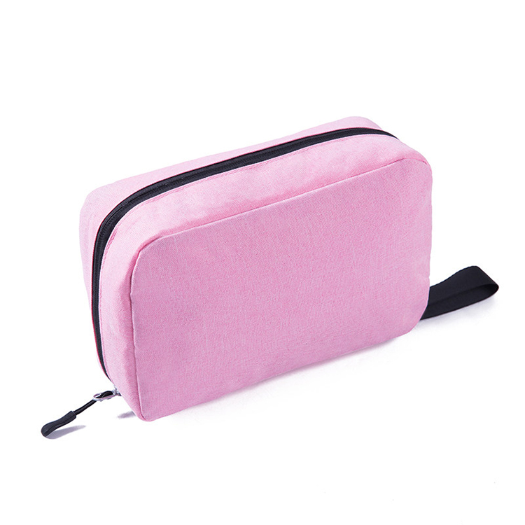 Travel Cosmetic Bag Organizer Hanging Toiletry Kit with Hook and Handle Portable Makeup Bathroom Organizer Bag