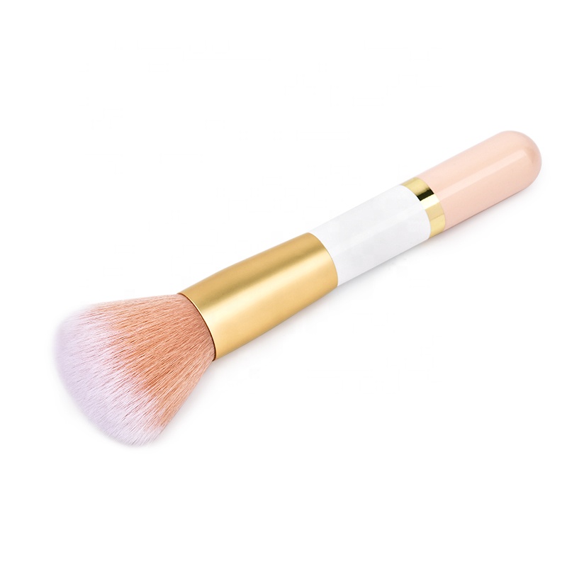 Big Fluffy Colorful 1pc Face Powder Brush Makeup Bronze Powder Brush