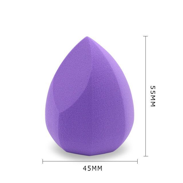 2019 Direct Factory Washable Latex Free Diamond Cuttings Laser Logo Beauty Makeup Sponge Blender