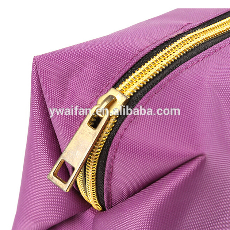 Wholesale Handy Cosmetic Pouch Clutch Makeup Bags Travel Nylon Cosmetic Bag