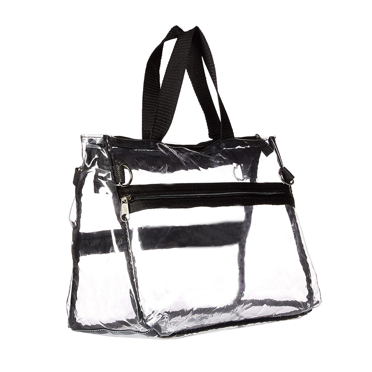 Clear Travel Makeup Bag Cosmetics Organizer Transparent PVC Zipper Bag Custom Cosmetic Bag PVC