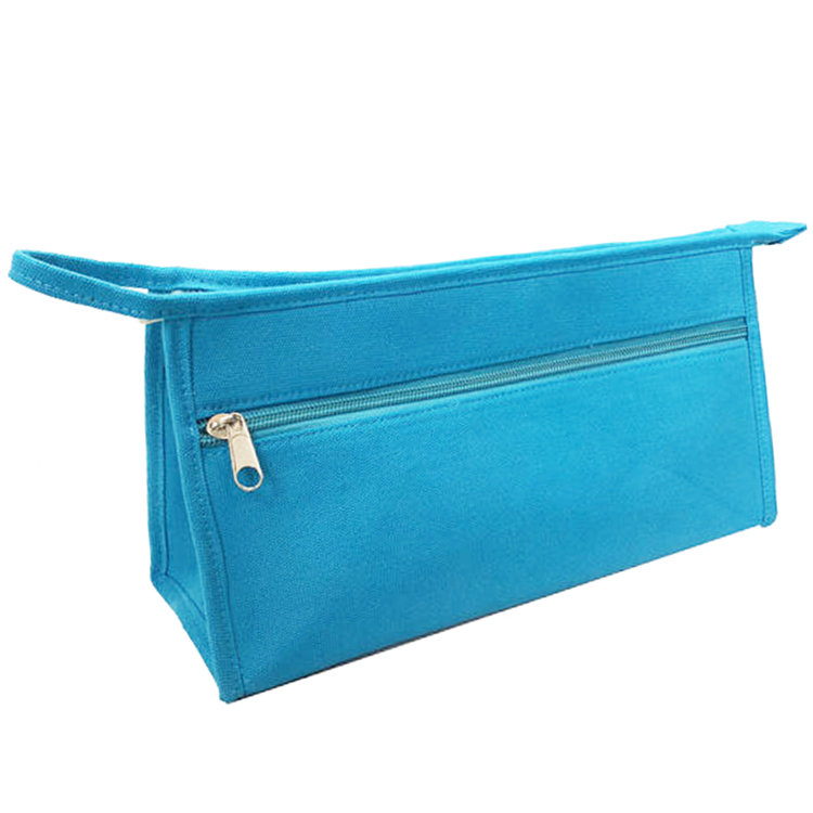 Custom Cosmetic Case Travel Organizer Cheap Canvas Makeup Bag