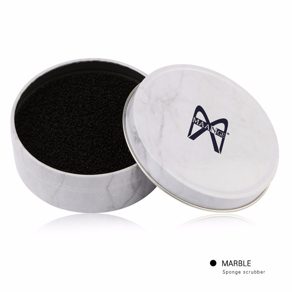 Makeup Brush Cleaner Sponge Remover Aluminum Make up Brushes Cleaning Powder Brush Washing Sponge Scrubber Clean Kit