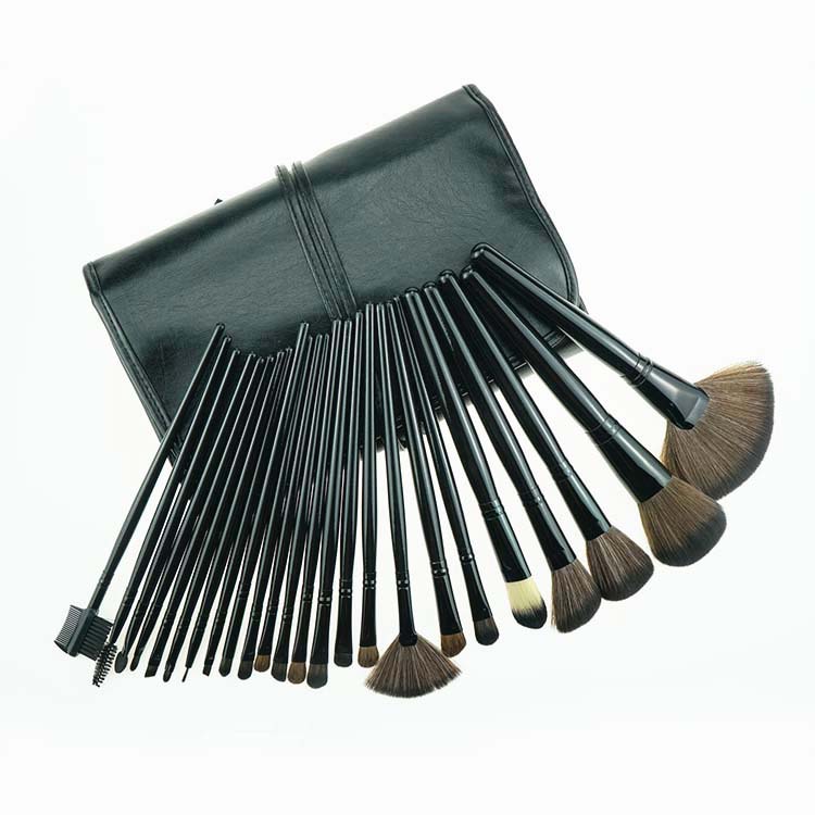 professional 24pcs vegan cosmetic maquillaje products makeup brushes makeup with bag