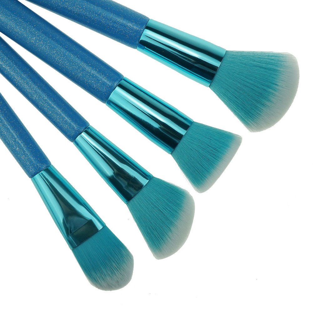 12Pcs My Own Label Unique Makeup Brushes With Gradient Makeup Bag