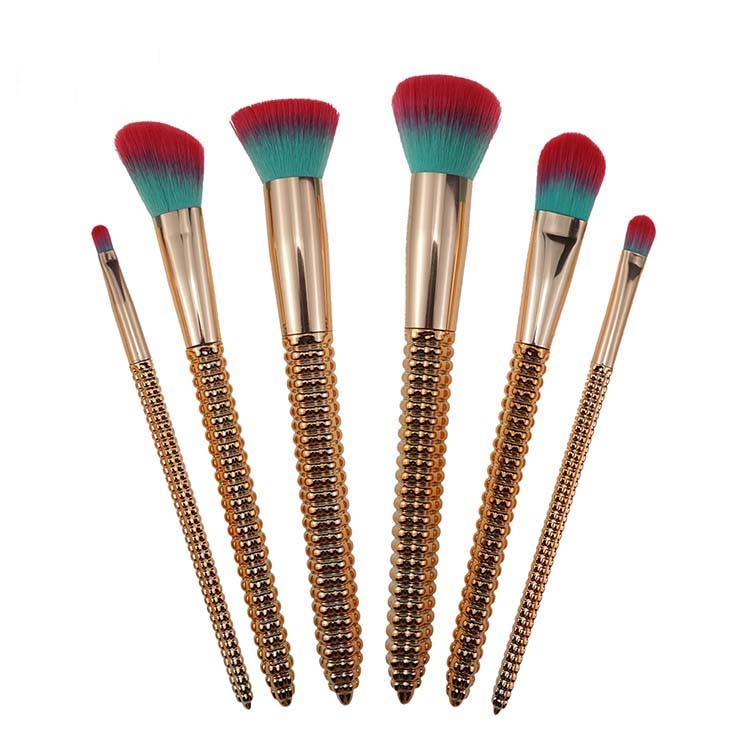 6pcs make up brush private label cosmetics brushes makeup set