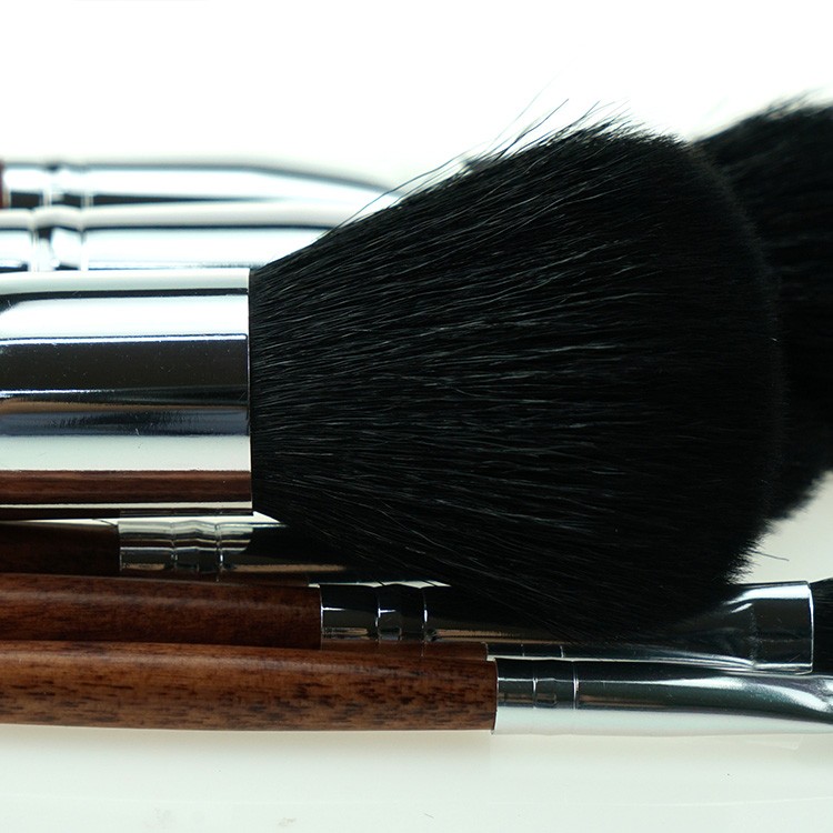 7Pcs Makeup Blending Brush Set Wooden Makeup Brush Sets