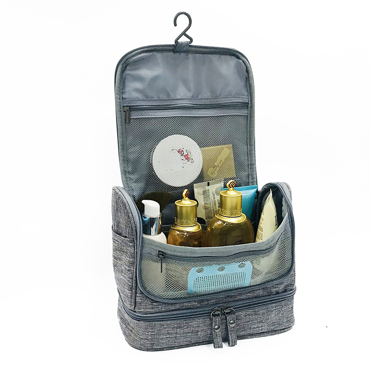 Toiletry Organizer Bag For Traveling Men Shaving Kit Bag Waterproof Hanging Cosmetic Bag