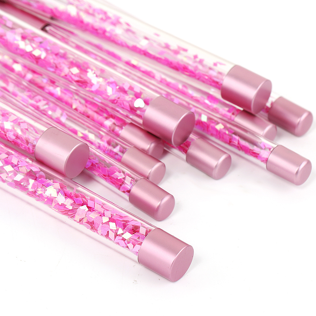 Crystal Handle Makeup Brush Sets 12 PCS Glitter Make Up Brushes