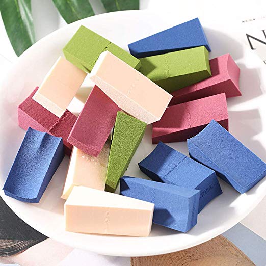 24pcs makeup wedge puff sponge esponja de maquillaje