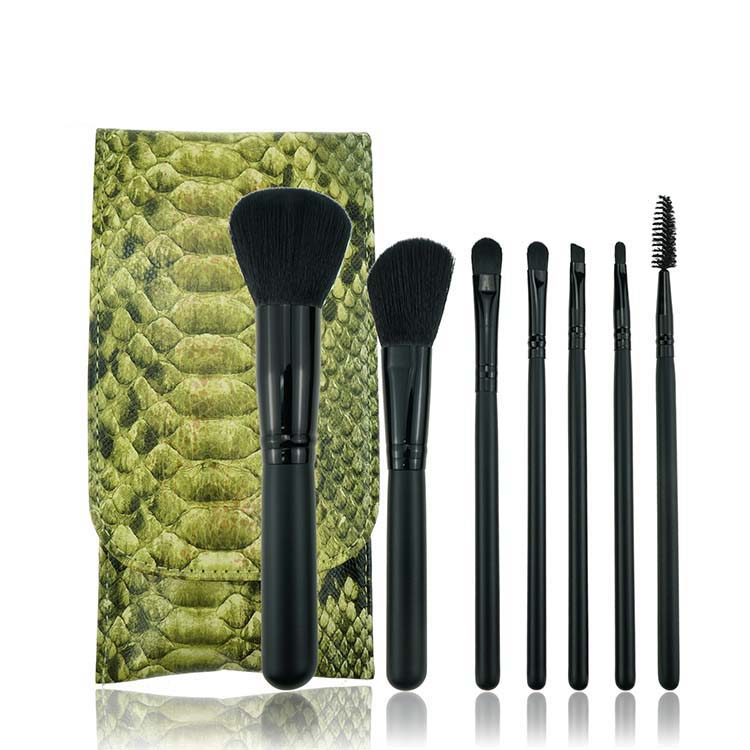 7pcs cosmetic makeup brush case makeup brushes makeup with pouch bag