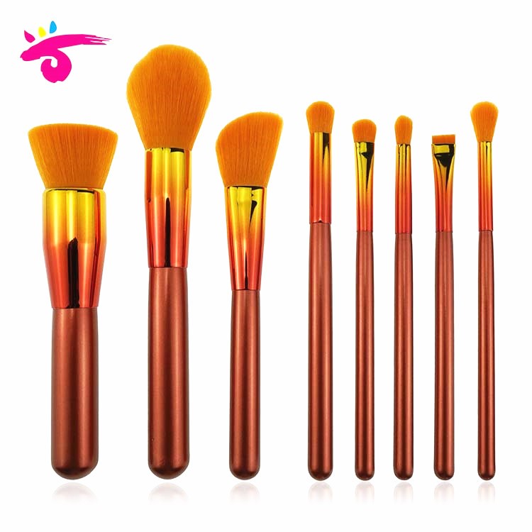 2018 Top Selling Products OEM Vegan Cosmetic Accessories Makeup Brushes Set