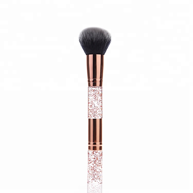 Trending Products 2018 New Arrival Maquillaje Profesional Blush Brush Glitter Vegan Blush Brush For Makeup