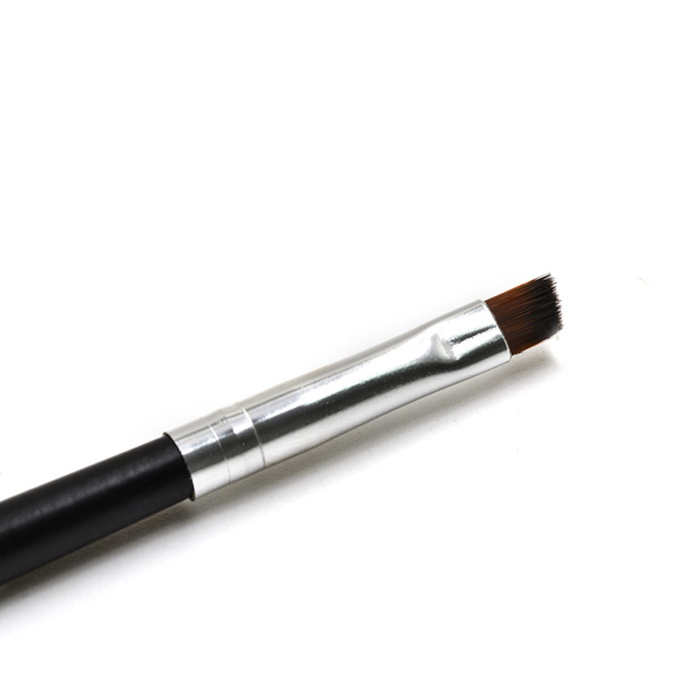 Custom Logo High Eend Synthetic Long Makeup Brushes White Single Eyebrow Brushes