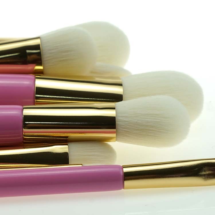 12 Pcs Pink Eyeshadow Brush Kabuki Cool Makeup Brushes Set
