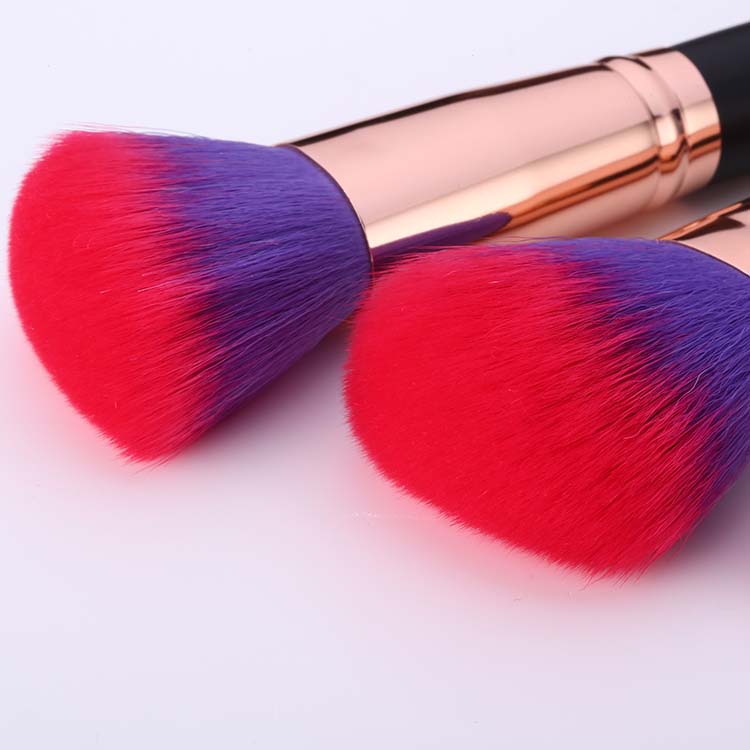 14PCS Vegan Makeup Brush Set rose golden salon professional brushes
