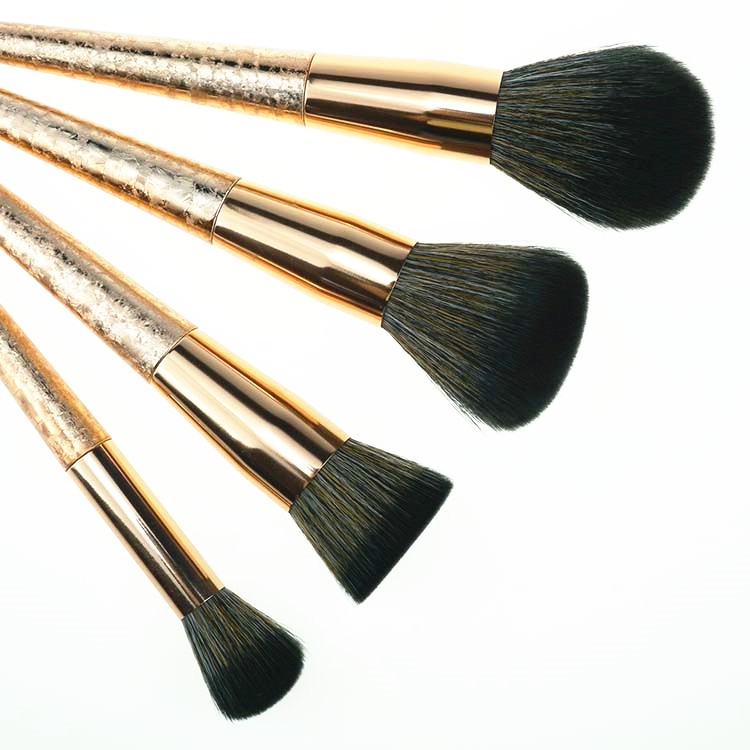 2018 New Design Products Rose Gold Makeup brush set Private Label