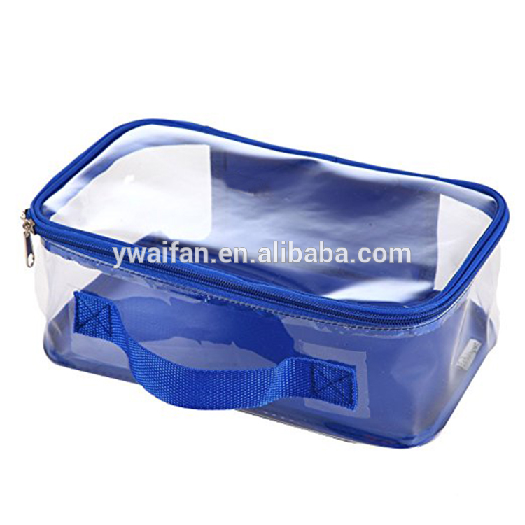 Clear Travel Toiletry Bag Gym Bag and Makeup Cosmetic Zipper Bag
