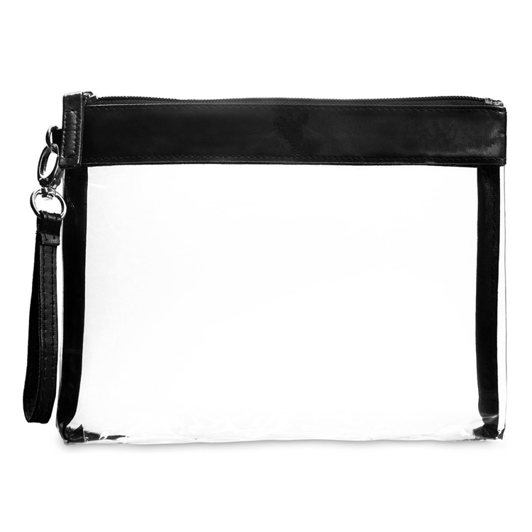 TSA Approved Clear Makeup Bag Travel Toiletry Cosmetic Bag with Durable Zipper