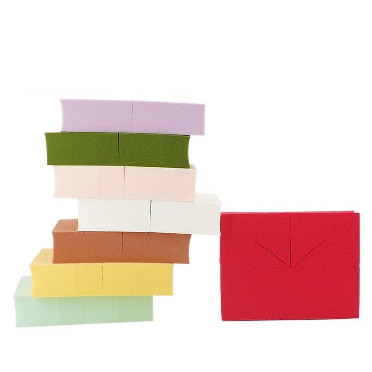 8Pcs/setTriangle Face Makeup Sponge Set Foundation Concealer Cream Blender Liquid Powder Puff Flawless Cheek Cosmetic Sponges