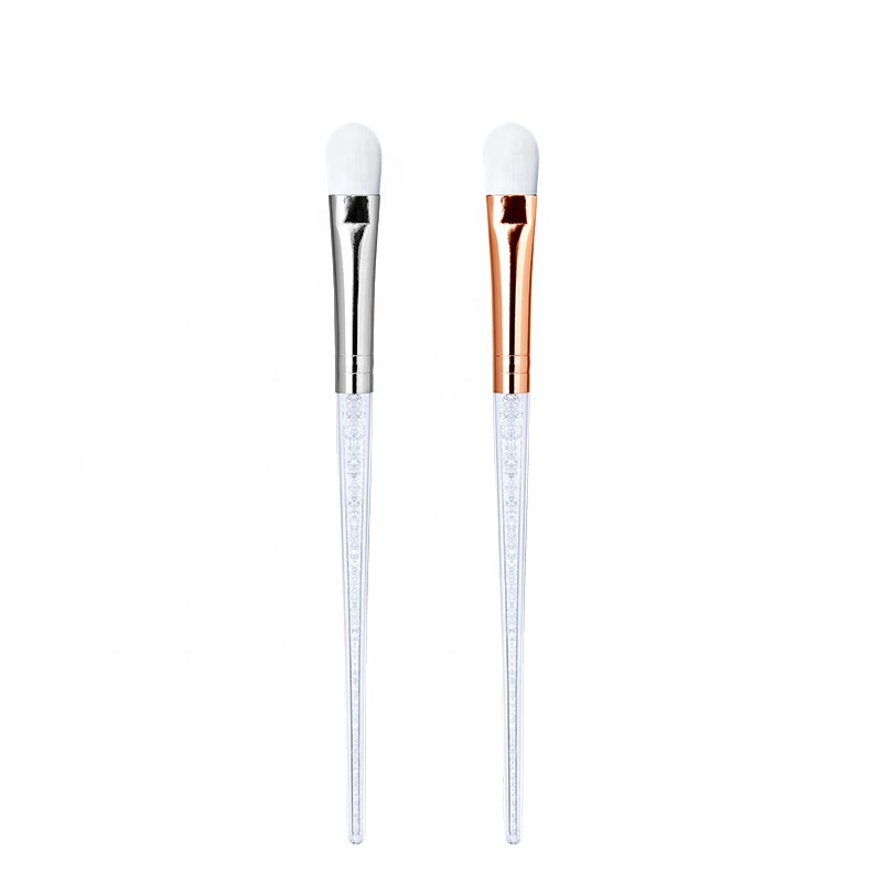 Nylon Diamond Concealer Makeup Brush Crystal Flat Eyeshadow Brush