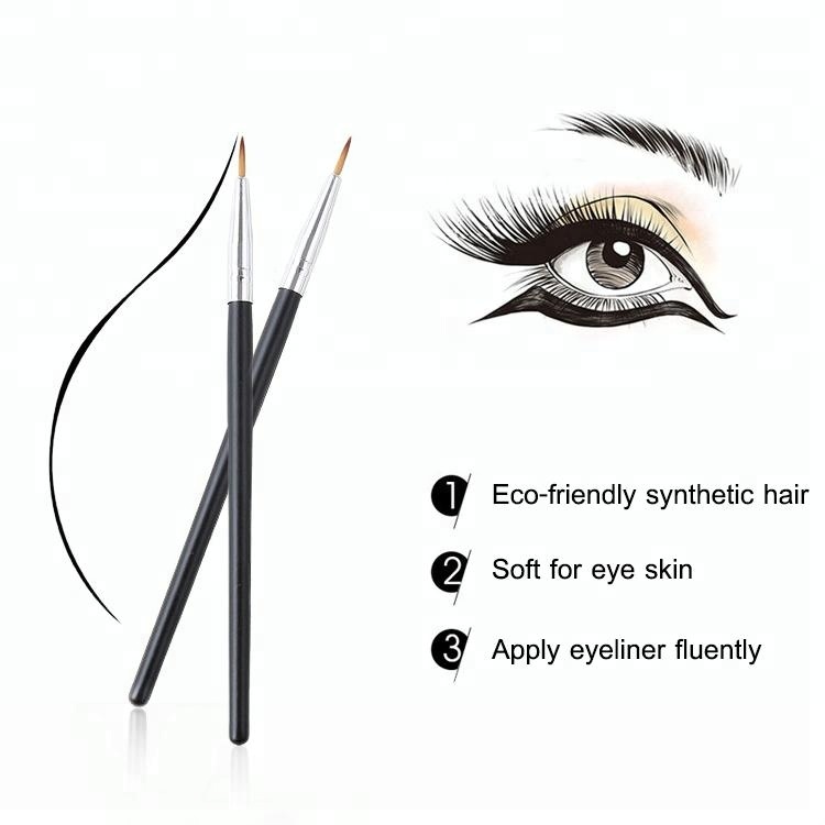 Popular single makeup soft ultra fine long eye liner brush