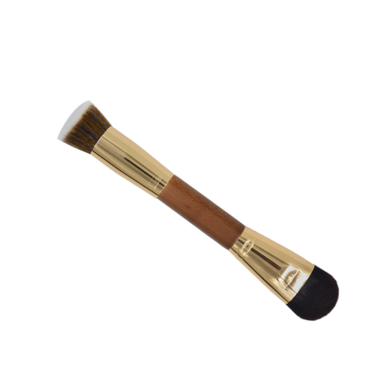Customised Double Ended Foundation Makeup Brush with Synthetic Hair