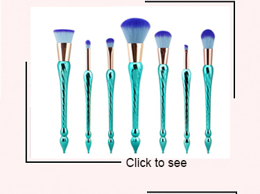 high quality 10pcs goblet purple make up brushes makeup brush set
