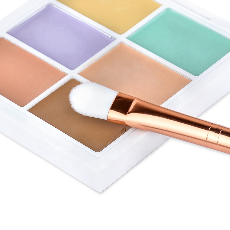 Nylon Diamond Concealer Makeup Brush Crystal Flat Eyeshadow Brush