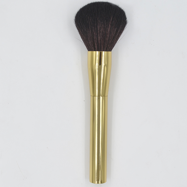 High Quality Goat Hair Metal Handle Makeup Large Loose Powder Brush