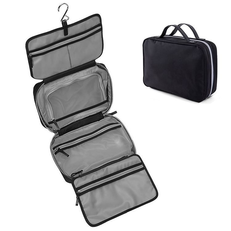 Hanging Toiletry Bag Travel Kit Makeup Bag with Detachable Compartment