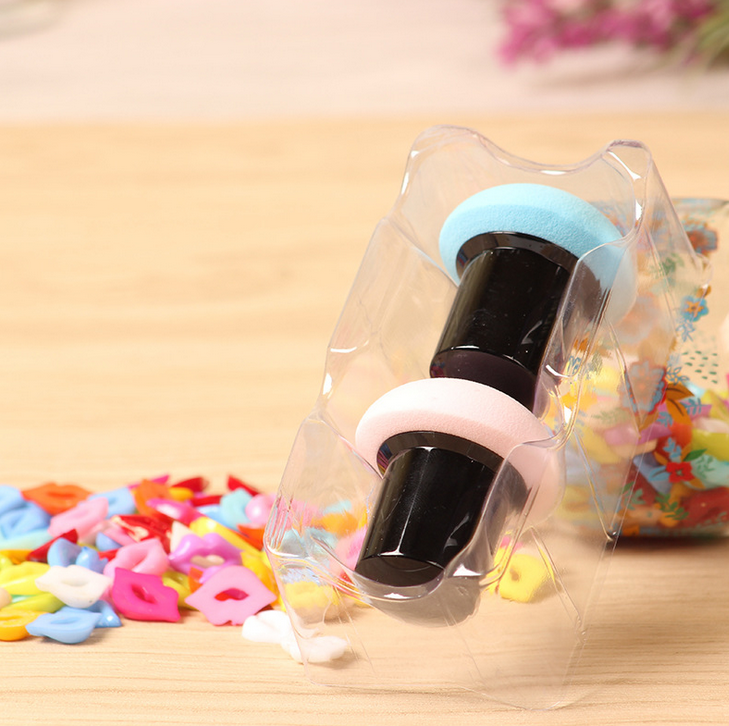 New Softest Makeup Sponge Blender Vegan With Plastic Handle Easy To Use mushroom shape Custom Logo