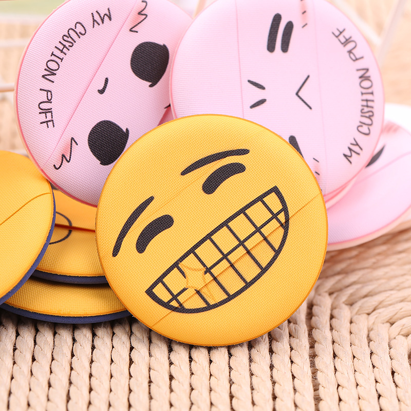 2019 wholesale custom logo Mood air cushion puff latex free air-cushion sponges Cream