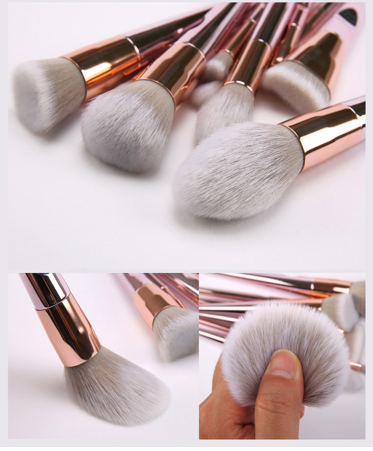 10 Set Professional Make Up Tool Brush Premium OEM Makeup Brushes