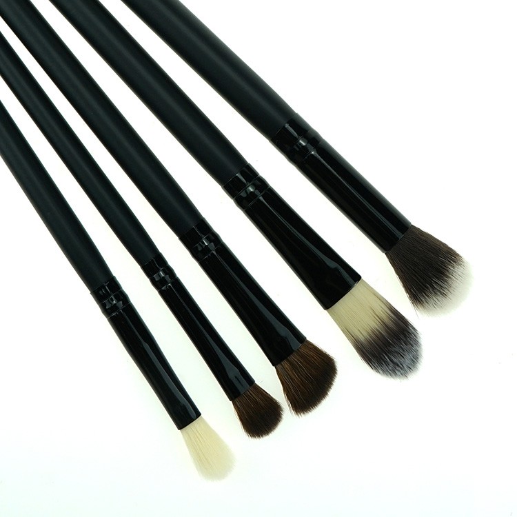 Wholesale customize 15pcs black makeup brush set belt for women
