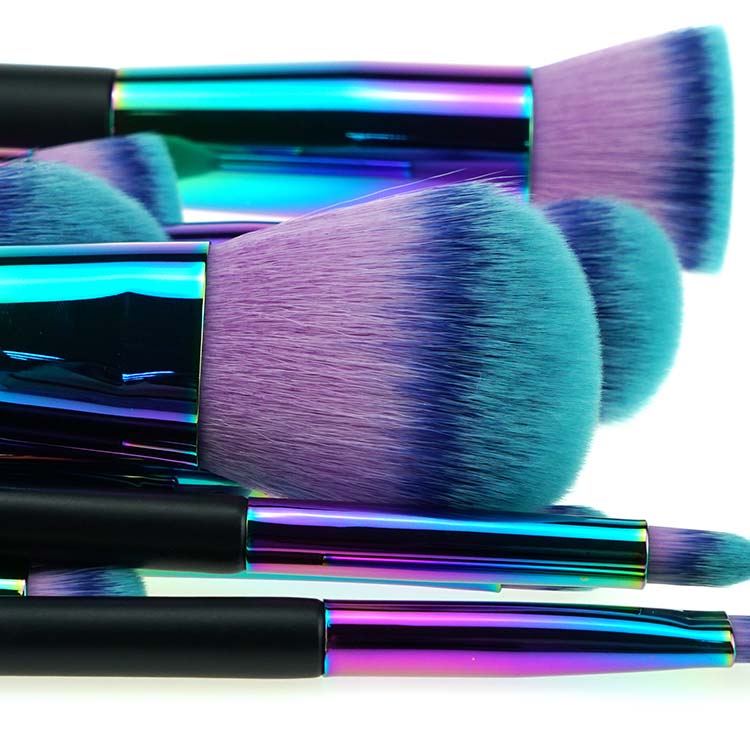 13pcs Pretty Luxe Rainbow Mermaid Makeup Brush Set Maquillaje Brush