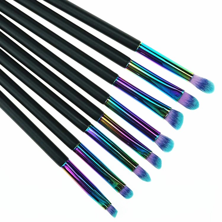13Pcs Rainbow Makeup Brush Wooden Handle Makeup Brush Set
