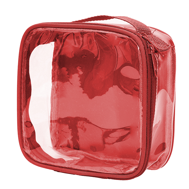 Clear TSA Approved Plastic Zip Lock Bag Travel Toiletry Bag See Through Cosmetic Bag